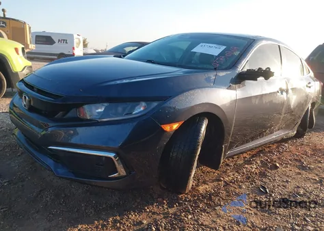 2020 Honda Civic Lx из США, поврежденный, VIN 2HGFC2F69LH573702